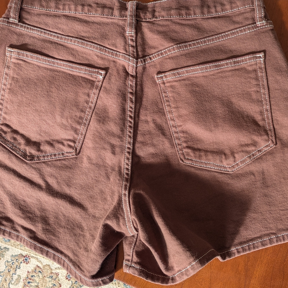 Just Black Women's Brown Shorts - Picture 2 of 2